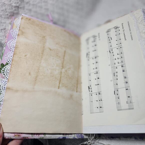 Flower/Lace Butterfly Junk Journal w/Cute Charms, 9.5 x 6 2,146 pgs - Picture 7 of 14